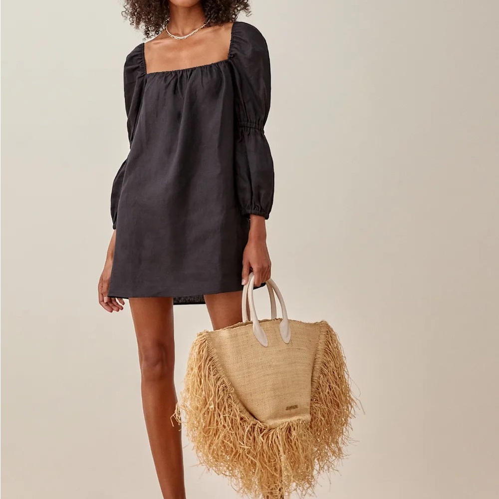 REFORMATION Jerri Linen Dress SIZE M